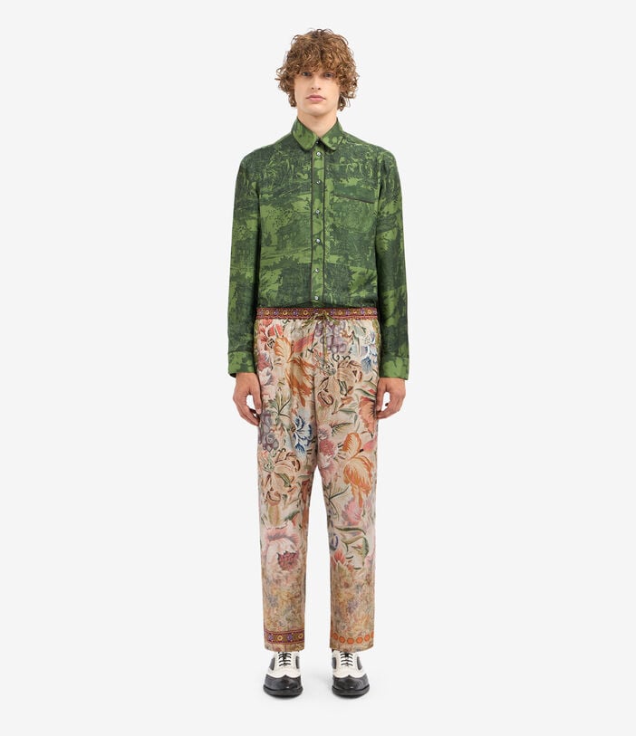 Pierre Louis Mascia ALOE Trousers Silk Pierre Louis Mascia ALOE Trousers Silk Multicolor ALOESPT10959SE516269101