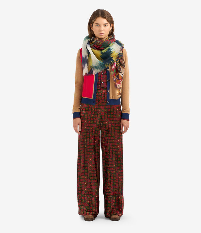 Pierre Louis Mascia TRICOT Cardigan Wool Cashmere Multicolor TRICOTCARPNB003WOCAMROSSO