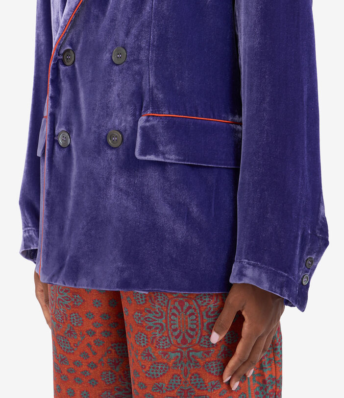 Pierre Louis Mascia KANPUR Jacket Viscose Silk VIOLA KANPURUGC12386VIVIOLA
