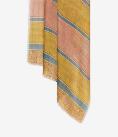 Pierre Louis Mascia EUCLIDEX Shawl Scarf Cashmere 135x195 RAMAGE DI MALVA EUCLIDEXS135X195SWS518612101