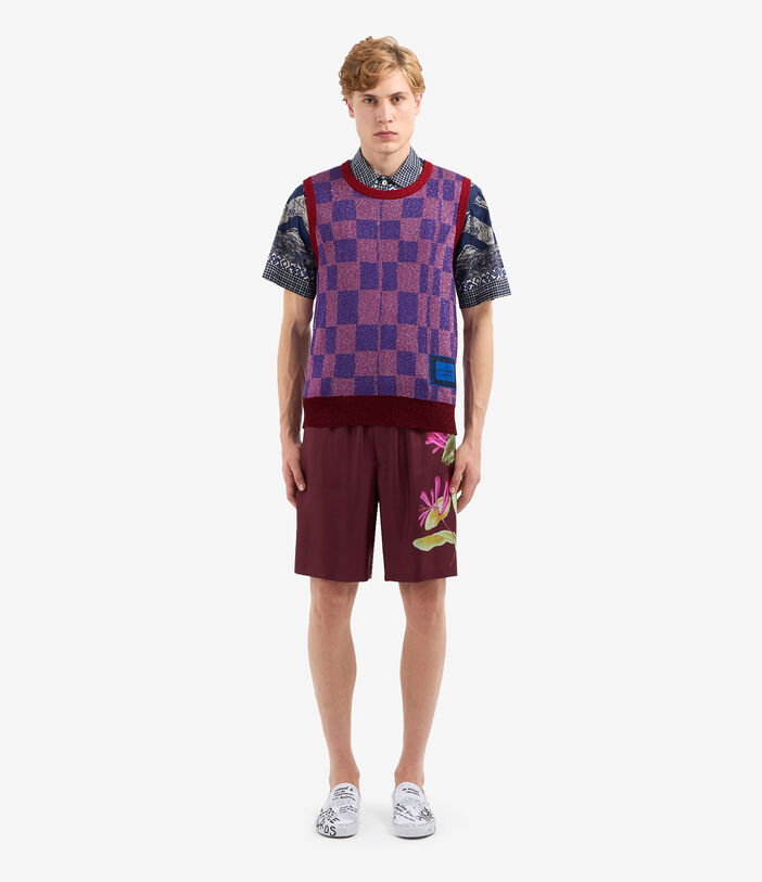 Pierre Louis Mascia TRICOT Gilet Acetate Multicolor TRICOTGLPPP002ACQUADRO