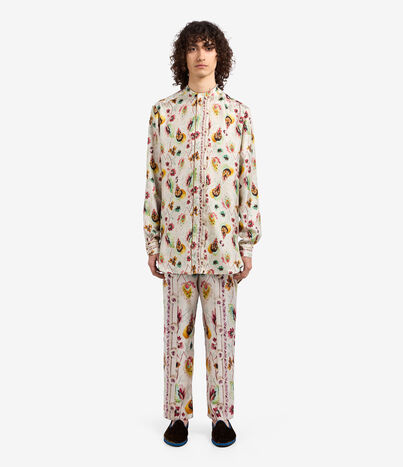 Pierre Louis Mascia ALOE Trousers Silk Multicolor ALOESPT10959SE511960101