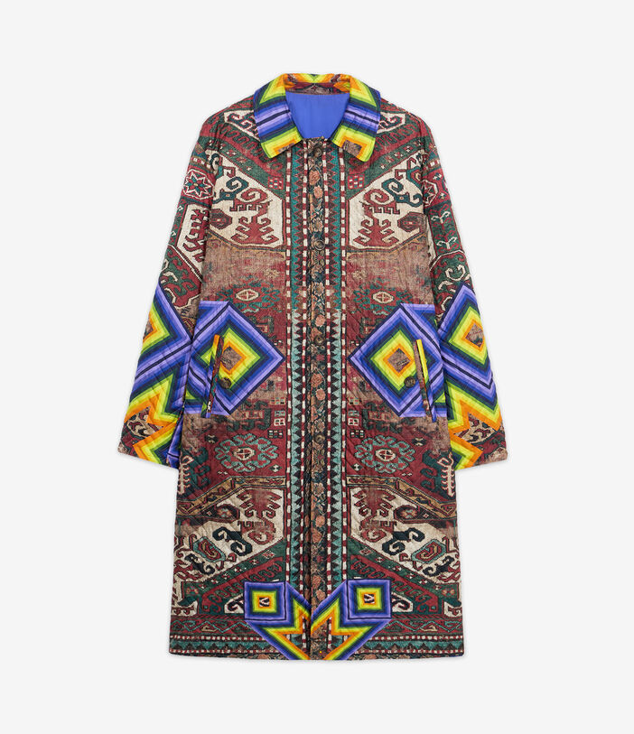 Pierre Louis Mascia ALOINT Raincoat Polyester Silk Multicolor ALOINTIMP12324PL513549101