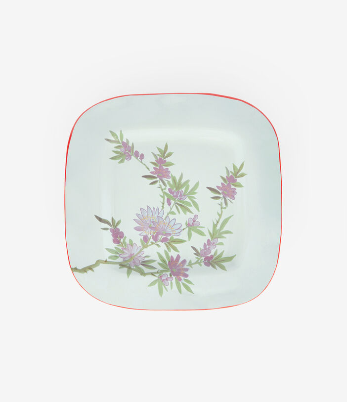 Pierre Louis Mascia TRAY Floral Tray Ceramic/Earthenware Multicolor TRAYAP12CRMAZZURRO