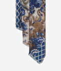 Pierre Louis Mascia ALOEUW Shawl Scarf Silk 135x195 ZAFFIRO ISCHIA ALOEUWSW135X195S4SE517301101