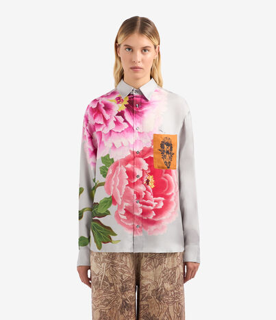 Pierre Louis Mascia ALOEGOTS Longsleeve Shirt Silk Multicolor ALOEGOTSSCML10643SE512520101