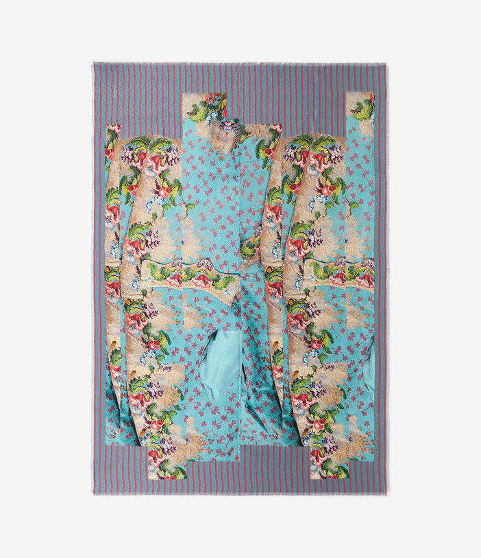 Pierre Louis Mascia PALLINO Shawl Scarf Silk 135x195 Multicolor PALLINOSW135X195SSE51196410118