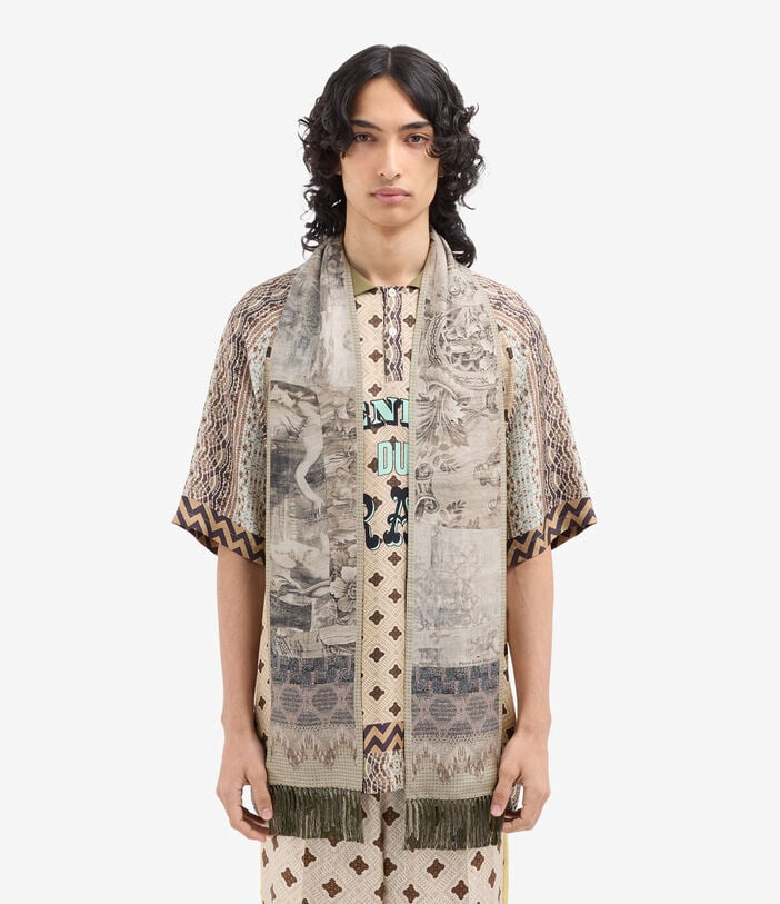 Pierre Louis Mascia ALOEUW Scarf Silk 15x180 NEBBIA ALOEUWSW015X180TFASE517562101