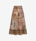 Pierre Louis Mascia SALATO Pleated Skirt Cotton LITOGRAFIA TERRACOTTA SALATOSGO12360CO518064101