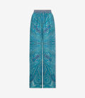 Pierre Louis Mascia TETRIS Palazzo Trousers Silk AZZURRO ASTRALE TETRISSVPT12450SE518107101
