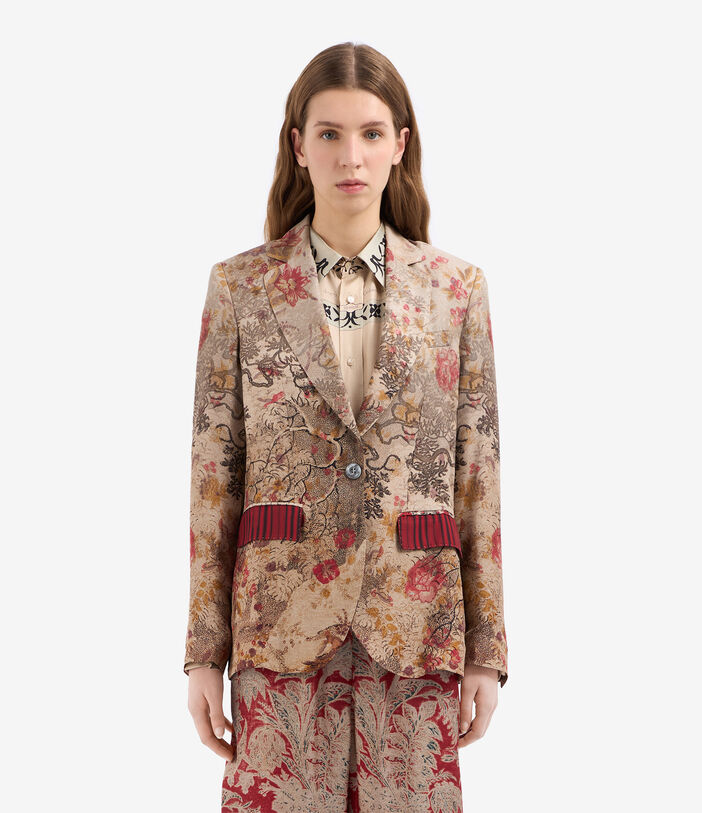 Pierre Louis Mascia ALODOX Jacket Silk PARCHMENT ALODOXGC12430SE514992101