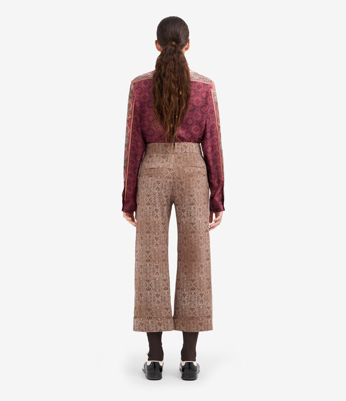 Pierre Louis Mascia DYLAN Palazzo Trousers Virgin wool Pierre Louis Mascia DYLAN Palazzo Trousers Virgin wool Multicolor DYLANSPT12471WV143899101