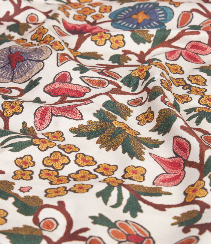 Pierre Louis Mascia CERBIATTOOTT Floral Tablecloth Cotton 175x275 CHEVRON RED CERBIATTOOTTB175X275PACCO512856101