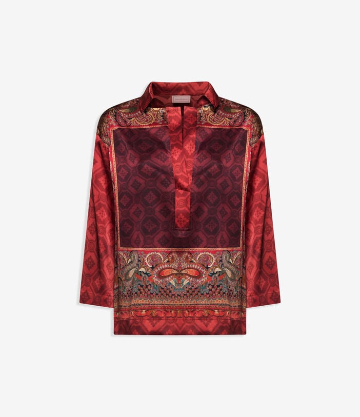 Pierre Louis Mascia ADASTRGUM Longsleeve Shirt Silk Multicolor ADASTRGUMSCML12432SE516356101