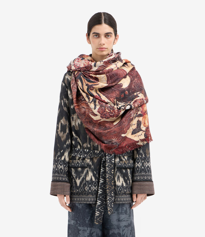 Pierre Louis Mascia ALOEUW Shawl Scarf Silk 135x195 GIUNGLA ALOEUWSW135X195S4SE51563010118