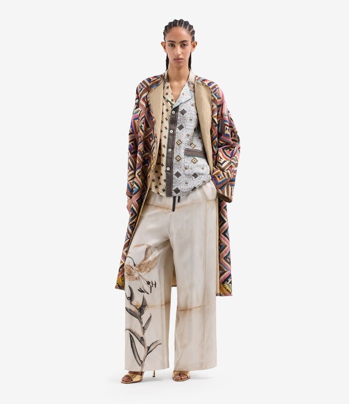 Pierre Louis Mascia ALOE Shortsleeve Shirt Silk SABBIA ALOESCMC11927SE518125101