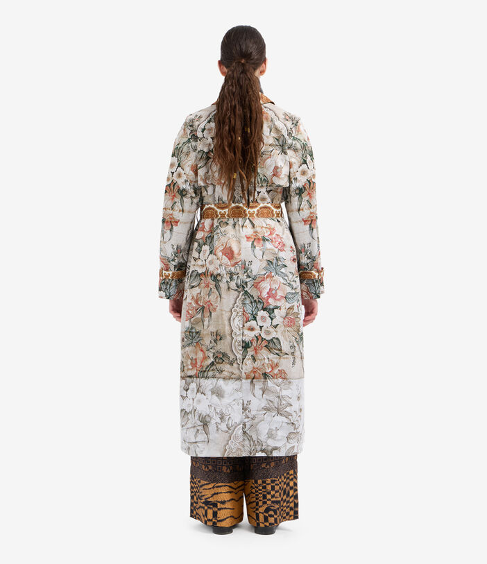 Pierre Louis Mascia ROSA Raincoat Cotton Multicolor ROSAIMP12649CO516587101