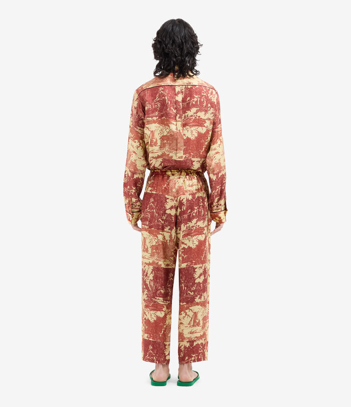 Pierre Louis Mascia ALOE Trousers Silk BAROCCO ALOESPT10959SE518112101