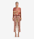 Pierre Louis Mascia ALOE Trousers Silk FIORI D&rsquo;ARGILLA ALOESPT10959SE517904101