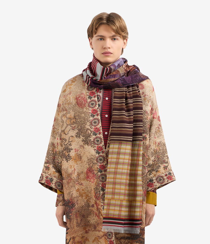 Pierre Louis Mascia HAWNBCI Scarf Cotton Silk 65x190 MULTICOLOR HAWNBCISW065X190ACO51482910130