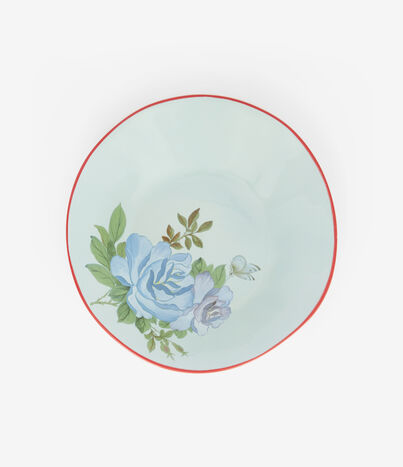 Pierre Louis Mascia BOWL Floral Bowl Ceramic/Earthenware Multicolor BOWLAP22CRMAZZURRO