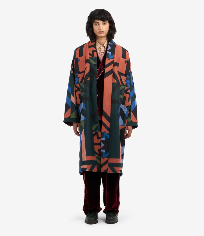 Pierre Louis Mascia JP330ADA Kimono Silk Multicolor JP330ADAKM12342SEKALEDO