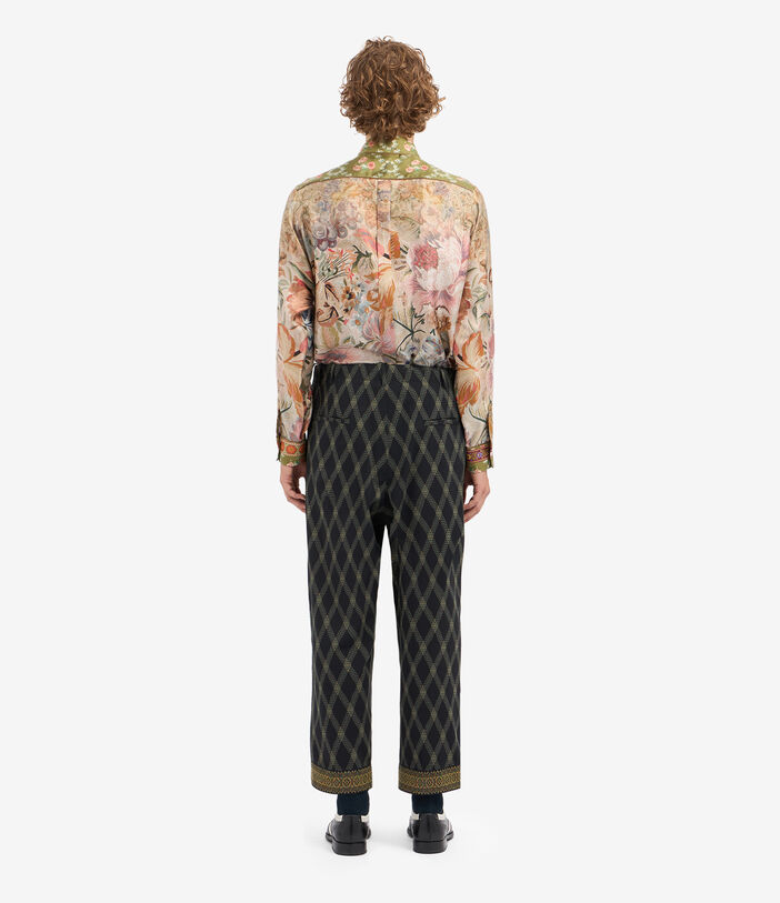 Pierre Louis Mascia DYLAN Trousers Virgin wool Multicolor DYLANSPT12172WV143902101