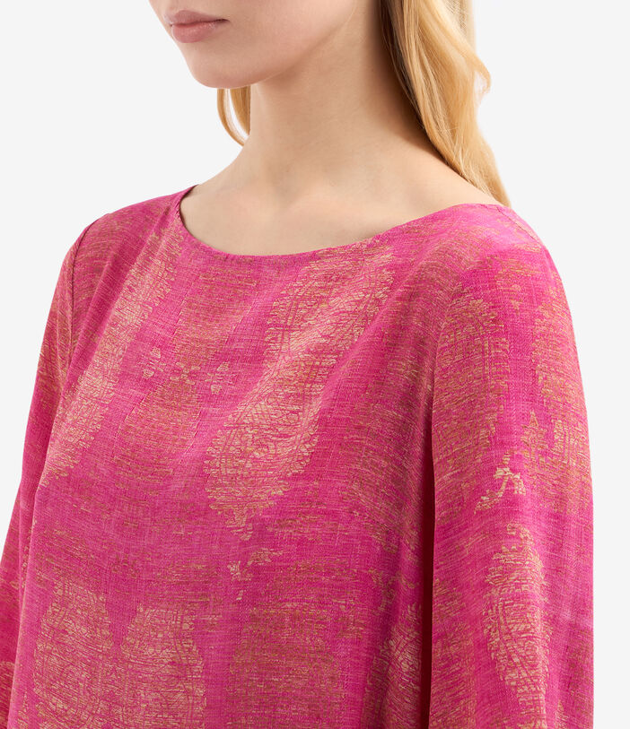 Pierre Louis Mascia TRAPEZIO Dress Silk Multicolor TRAPEZIOSAB12440SE514873101