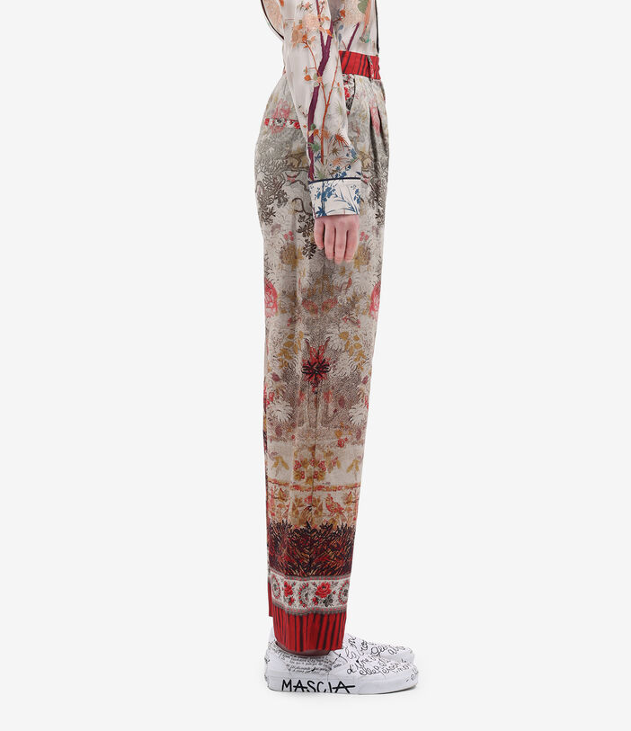 Pierre Louis Mascia DIOMEDE Palazzo Trousers Cotton PARCHMENT DIOMEDESPT12108CO514941101
