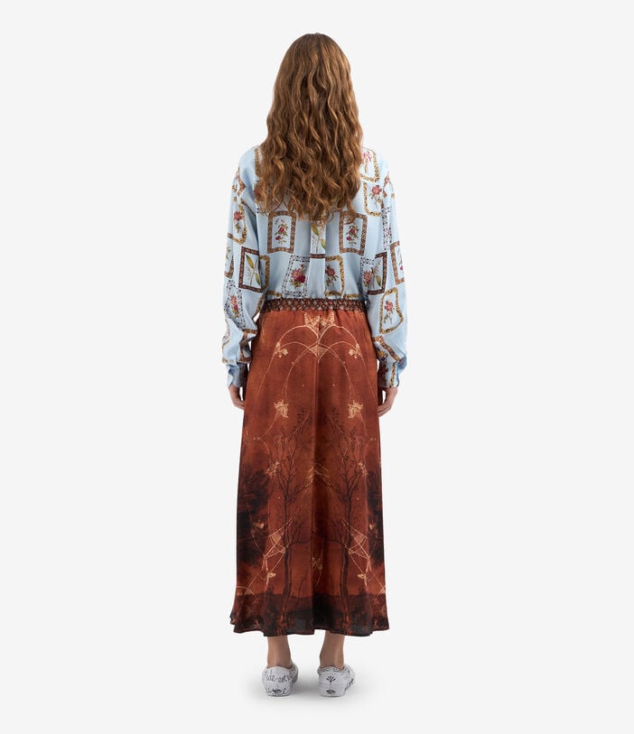 Pierre Louis Mascia ALOE Skirt Silk Pierre Louis Mascia ALOE Skirt Silk TOBACCO ALOESGO12353SE514908101