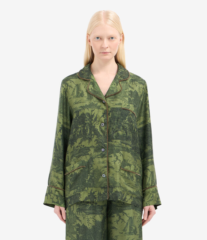 Pierre Louis Mascia ALOEGUM Longsleeve Shirt Silk Multicolor ALOEGUMSCML12600SE516069106