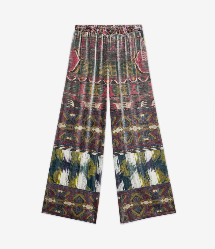 Pierre Louis Mascia KANPUR Palazzo Trousers Viscose Silk Multicolor KANPURSVPT11665VI513546101