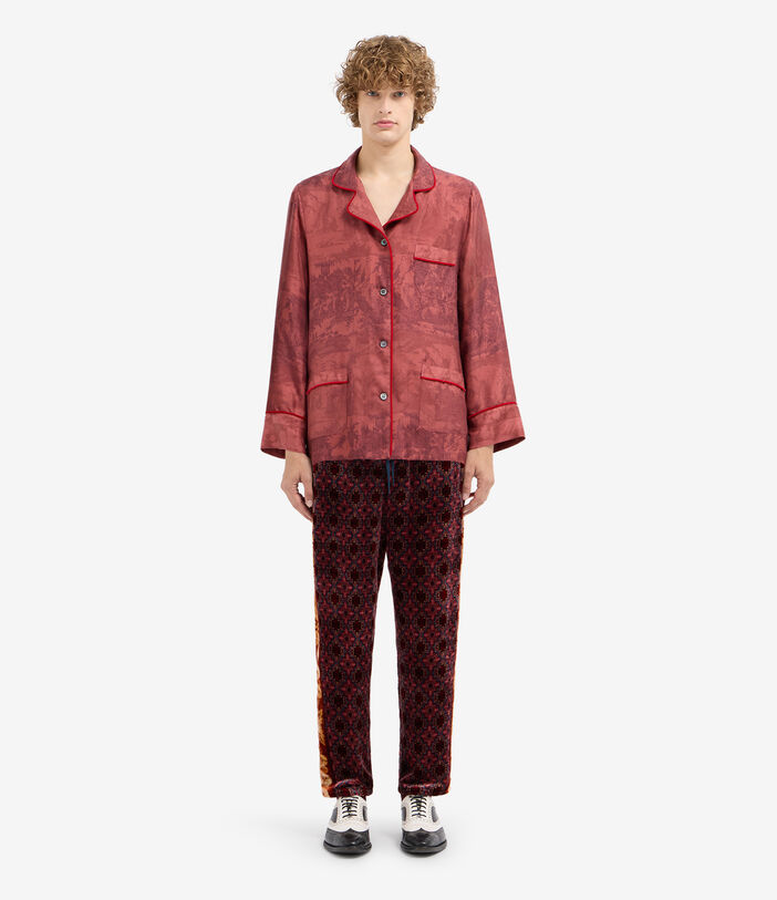 Pierre Louis Mascia ALOEGUM Longsleeve Shirt Silk TERRACOTTA ALOEGUMSCML12600SE516069105