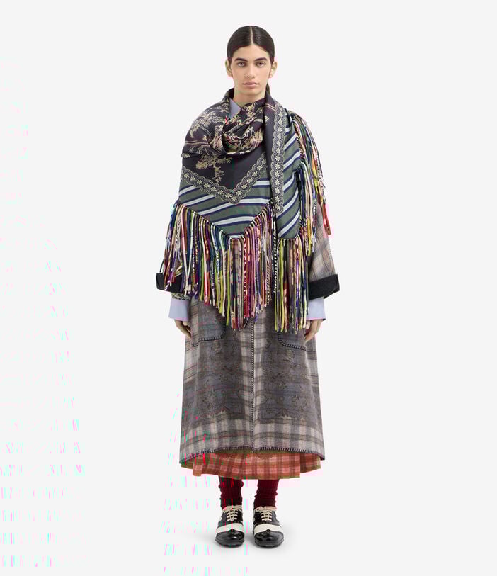 Pierre Louis Mascia DYLAN Skirt Virgin wool Multicolor DYLANSGO12360WV516360101