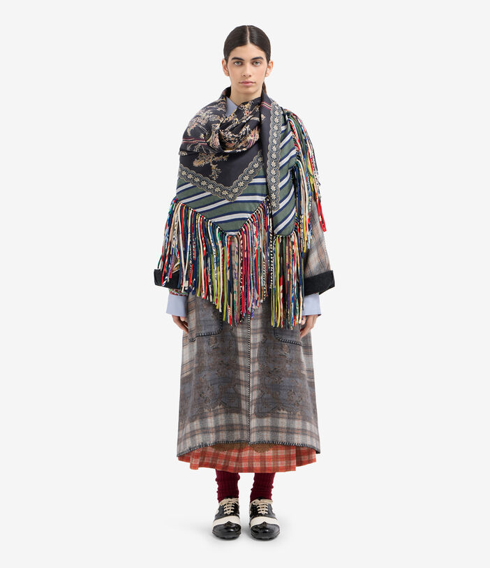 Pierre Louis Mascia DYLAN Skirt Virgin wool Pierre Louis Mascia DYLAN Skirt Virgin wool Multicolor DYLANSGO12360WV516360101