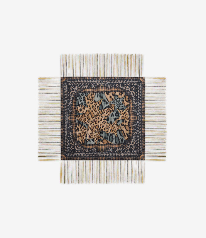 Pierre Louis Mascia ALOEUW Shawl Scarf Silk 135x135 Pierre Louis Mascia ALOEUW Shawl Scarf Silk 135x135 Multicolor ALOEUWSW135X135INSE51246110118
