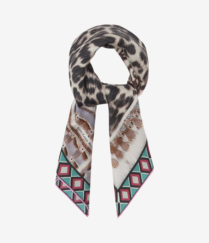 Pierre Louis Mascia ALOEUW Bandana Scarf Silk 67x67 TRAMA SELVATICA ALOEUWSW067X067MSE517529101