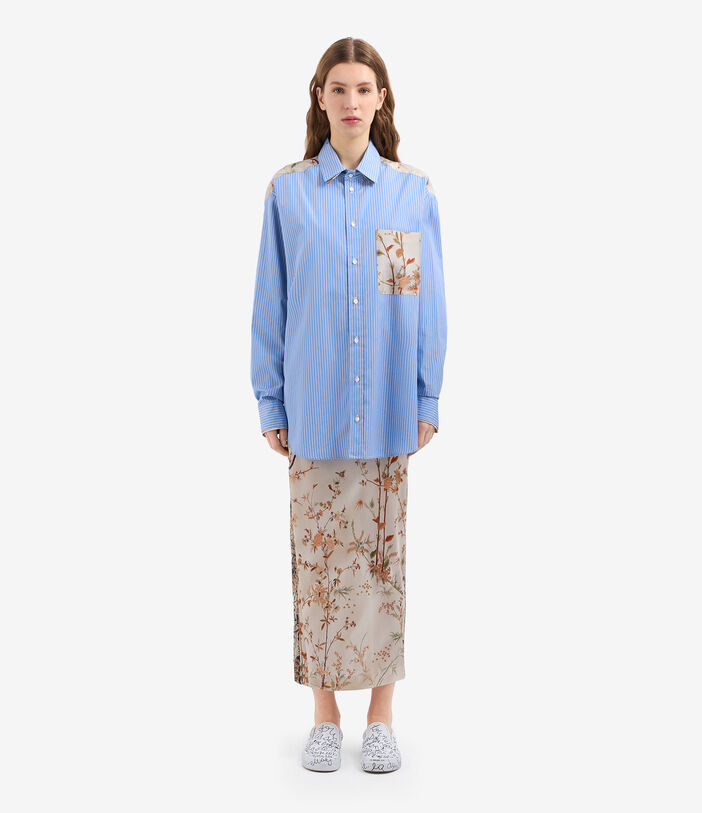 Pierre Louis Mascia ALOTHO Longsleeve Shirt Cotton Silk Multicolor ALOTHOCML12469CO514994101