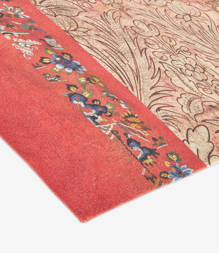 Pierre Louis Mascia CERBIATTOOTT Floral Tablecloth Cotton 175x275 TERRACOTTA CERBIATTOOTTB175X275PACCO512855101