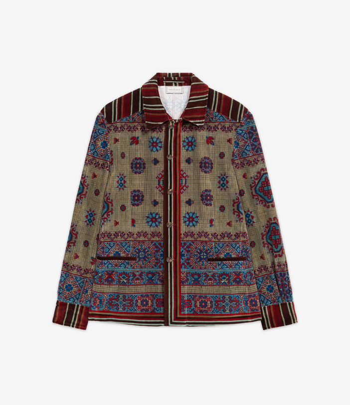 Pierre Louis Mascia REVENGE Jacket Cotton Multicolor REVENGESOVGC11730CO513562101