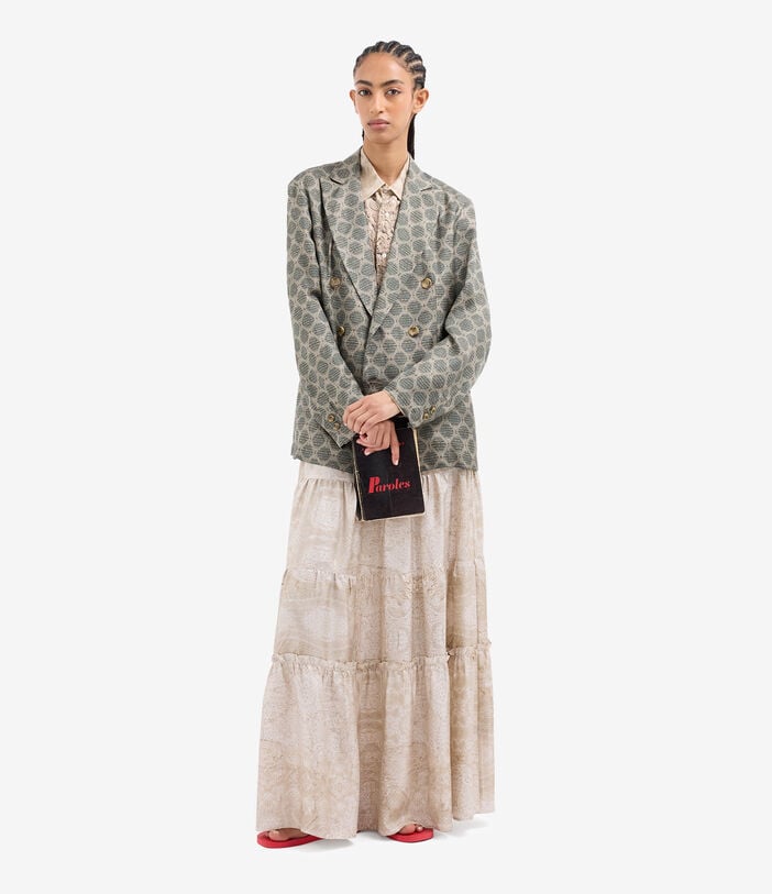 Pierre Louis Mascia FANCY Jacket Silk GRIGIO FUMÉ FANCY2SGC12167SE518118101