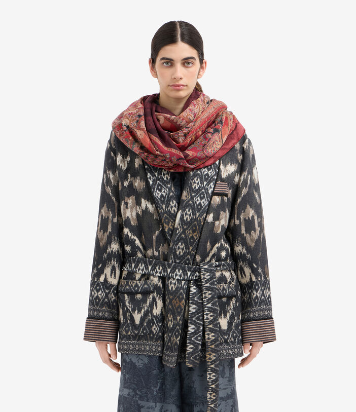 Pierre Louis Mascia MAGARWFB Shawl Scarf Wool 135x135 Multicolor MAGARWFBS135X135MWO516012101600