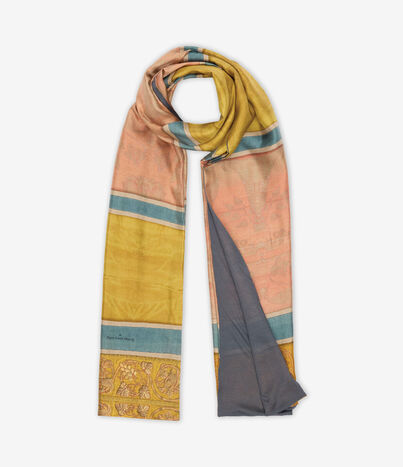 Pierre Louis Mascia ALOEWON Scarf Silk Cashmere 65x190 DAMASCO DI PIETRA ALOEWON065X190DSE518912101