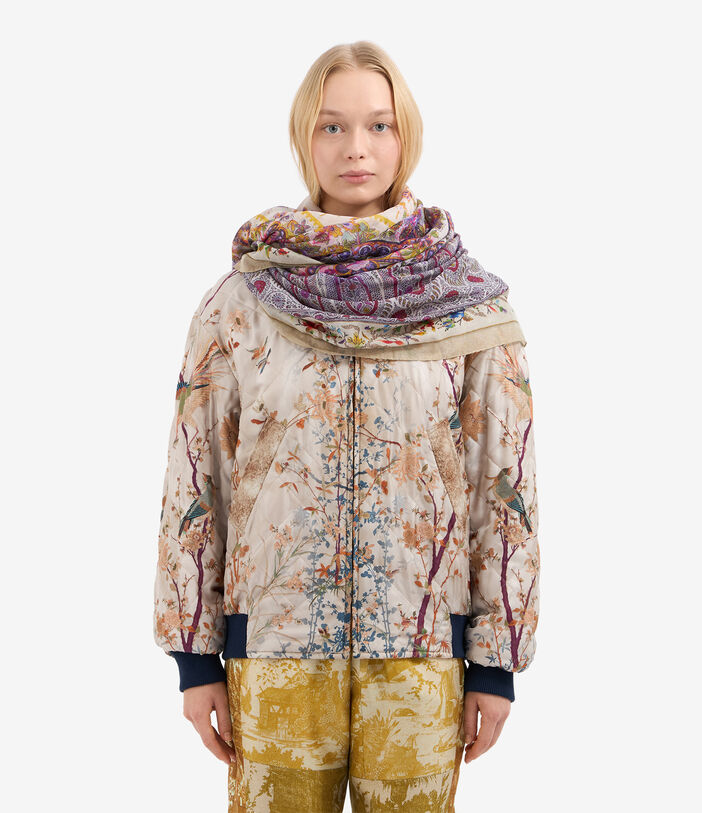 Pierre Louis Mascia HAWNBCI Shawl Scarf Cotton Silk 135x190 MULTICOLOR HAWNBCISW135X190PCO51433010130