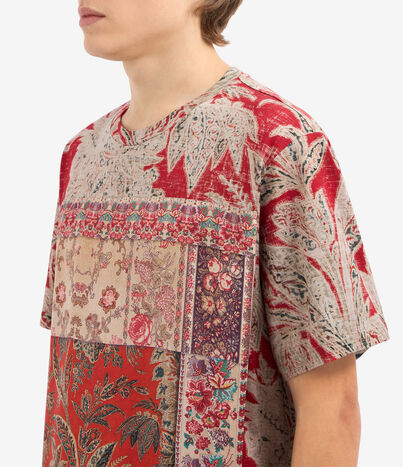 Pierre Louis Mascia ALOGRE T-shirt Cotton Silk SPICE RED ALOGRETS12462CO514900101