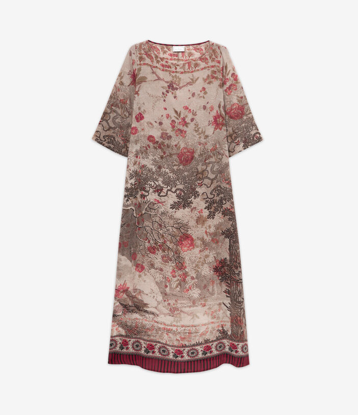 Pierre Louis Mascia TRAPEZIO Dress Silk PARCHMENT TRAPEZIOSAB12440SE514872101