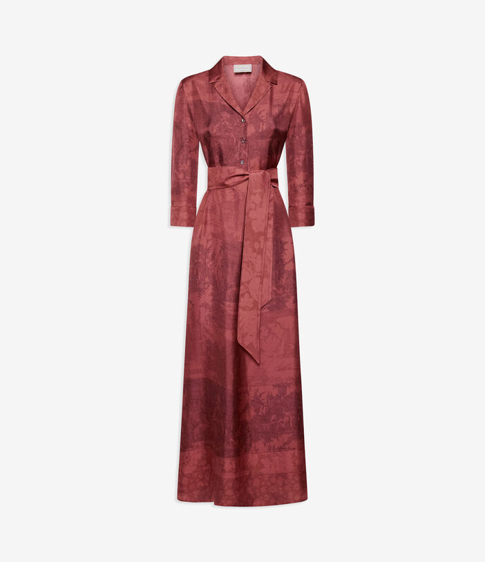 Pierre Louis Mascia ALOEGUM Shirt Dress Silk Pierre Louis Mascia ALOEGUM Shirt Dress Silk TERRACOTTA ALOEGUMSAB11899SE516037106