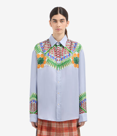 Pierre Louis Mascia ALOEBIO Longsleeve Shirt Silk Multicolor ALOEBIOSCML10643SE516211101