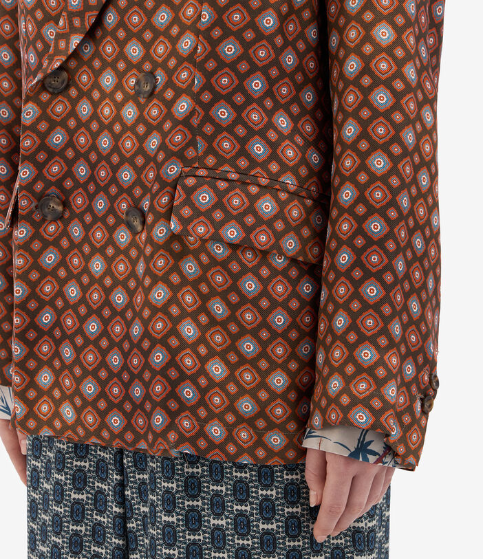 Pierre Louis Mascia FANCY Jacket Silk RUST FANCYGC12167SE514791101