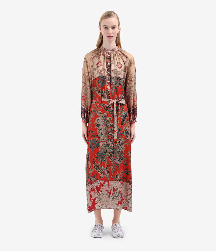 Pierre Louis Mascia ALOE Dress Silk SPICE RED ALOESAB11524SE514876101